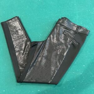 Black Faux Leather Leggings